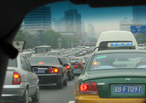 One corner of the world city: Beijing traffic