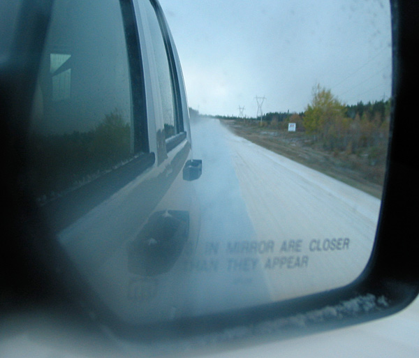 mirror Leaving the snow behind on Wednesday morning