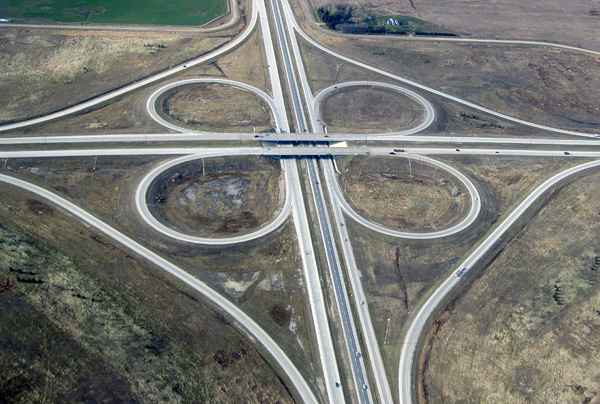 Cloverleaf, Perimeter Highway, Winnipeg