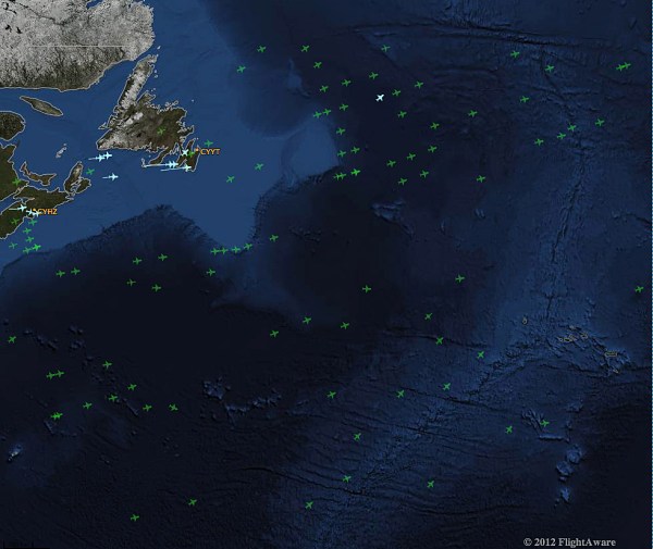 Evening near Newfoundland