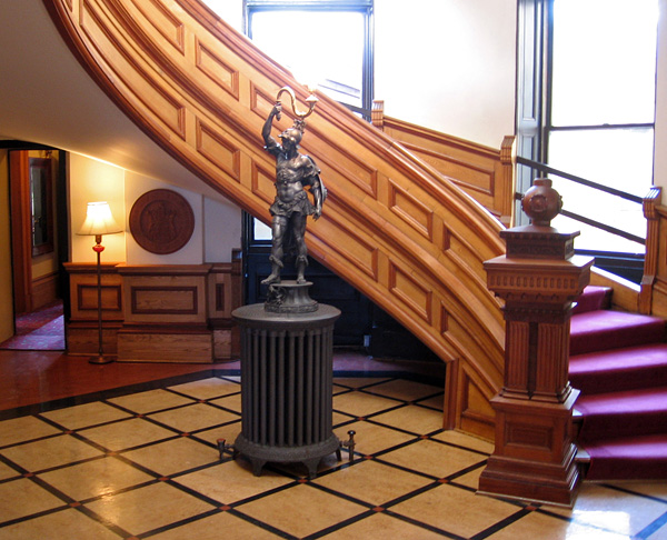 staircase statue