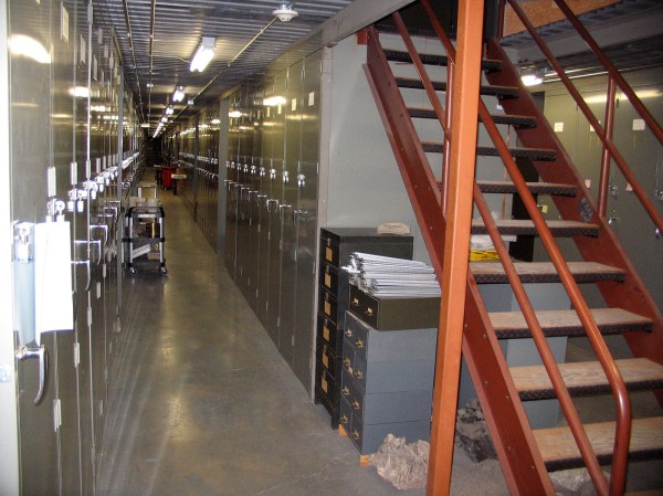 Paleontological collections storage at the Field Museum