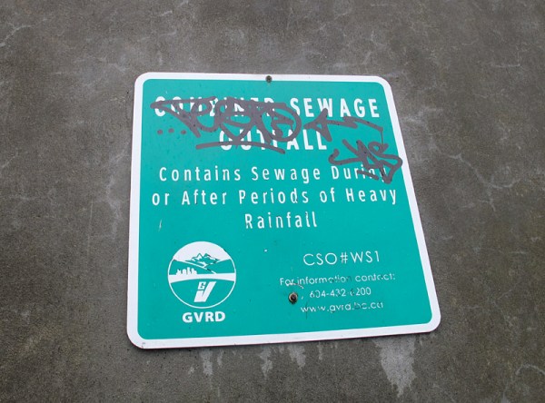 It would seem that it contains sewage at all times, then.