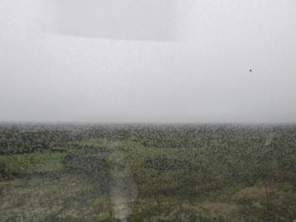 a helicopter has no windshield wipers